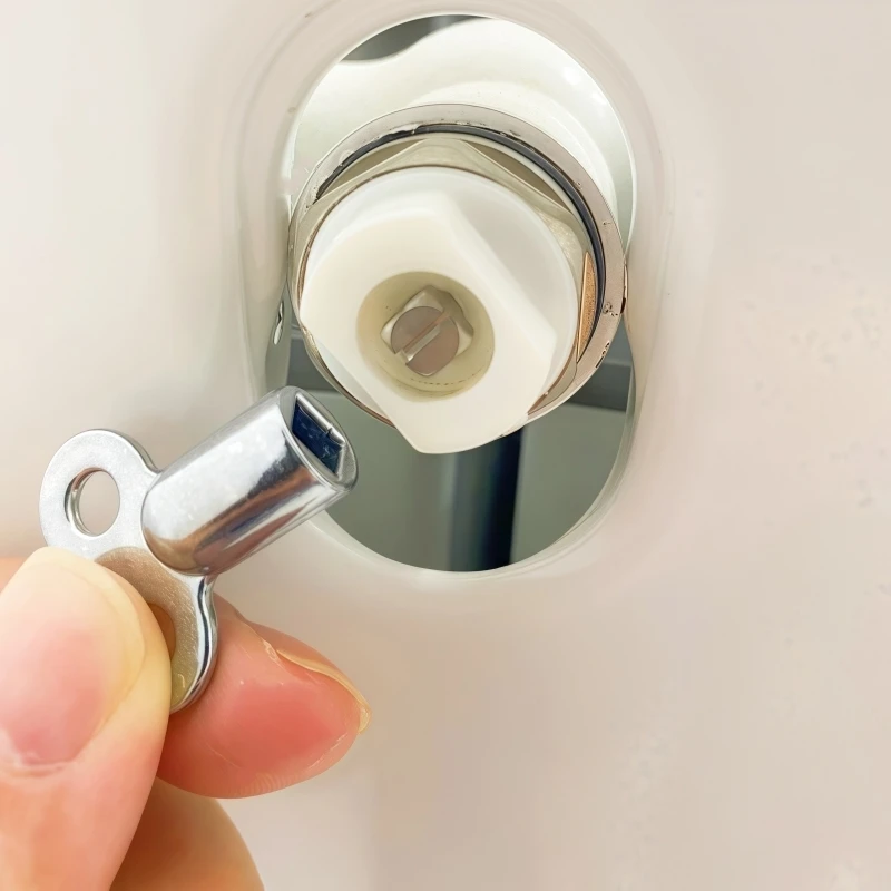 2pcs/5pcs 5×5mm Radiator Valve Key Zinc Alloy Radiator Exhaust Socket for Standard Heating Valves Bleeder Key Accessories