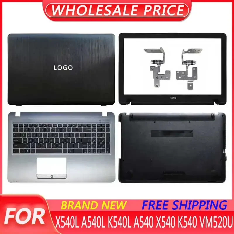 Imagem -01 - para X540l A540l K540l A540 X540 K540 Vm520u Portátil Lcd Capa Traseira Moldura Frontal Superior Apoio para as Mãos Inferior Case Teclado Dobradiça Novo para x540l a540l k540l a540 x540 k540 vm520u portatil lcd capa traseira moldura frontal superior apoio para as maos inferior case teclado dobradica novo 01
