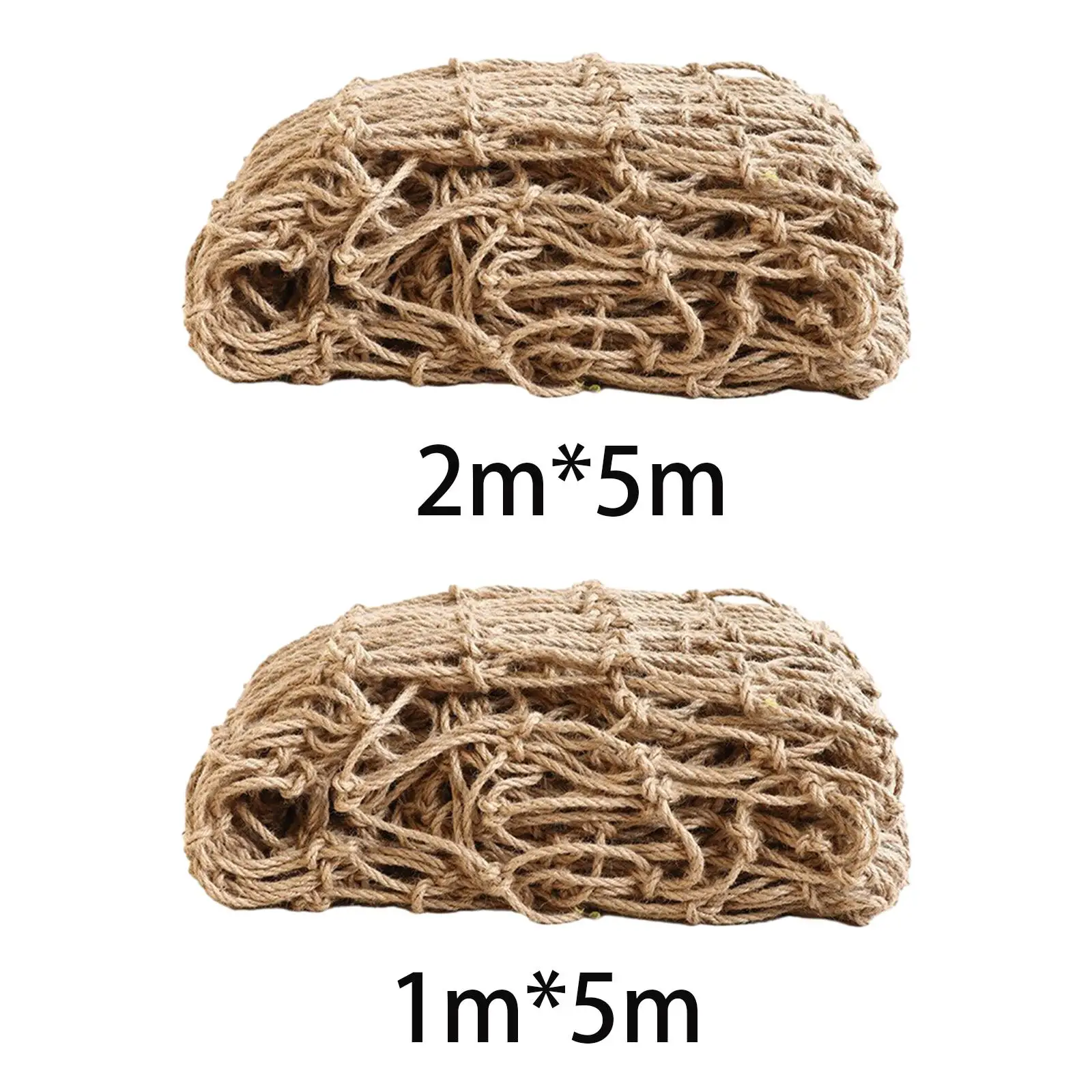 Plant Support Netting Balcony Rope Netting Protective Mesh Jute Twine Trellis