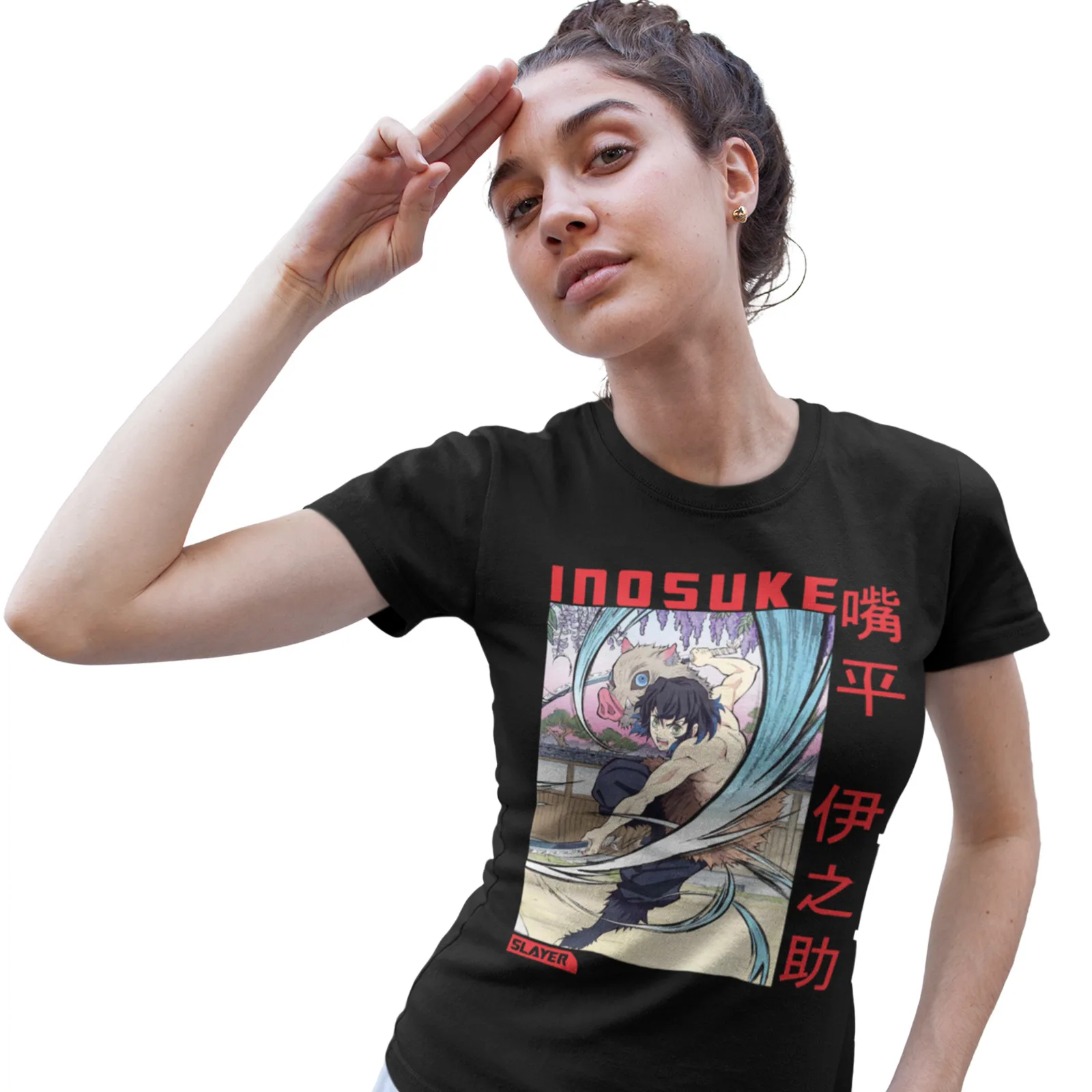 Inosuke Hashibira Kimetsu No Yaiba Demon Slayer t shirt S to 5XL