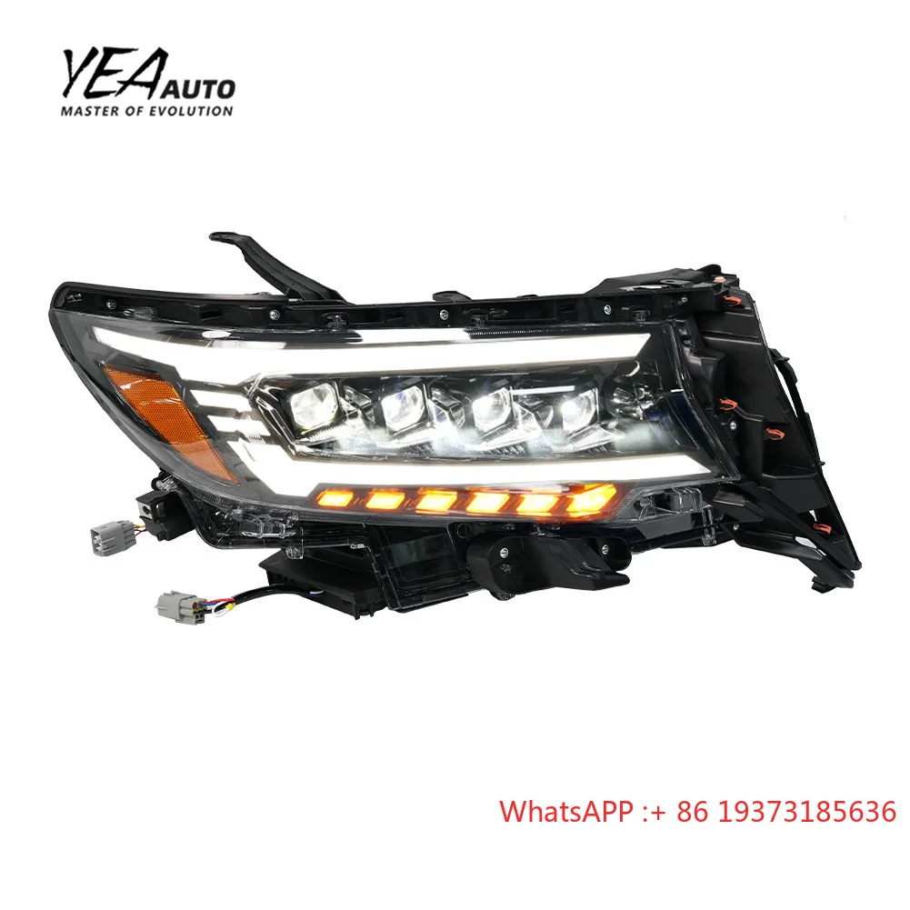 

Обновление 4-глазных фар, светодиодные фары, фары для Toyota Land Cruiser Prado Fj150 Lc150 2018 + фара Fj 150