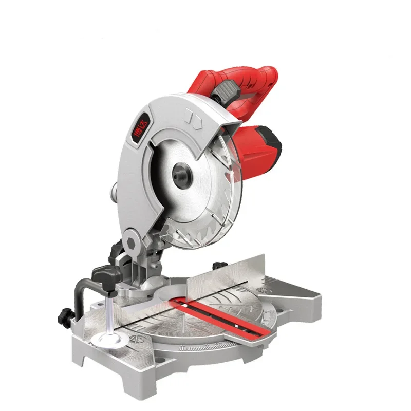 New Small 7 Inch Laser Positioning Aluminum Saw Machine, Multi-Function Wood Cutting Machine Miter Saw Machine Multi-Angle Cutti