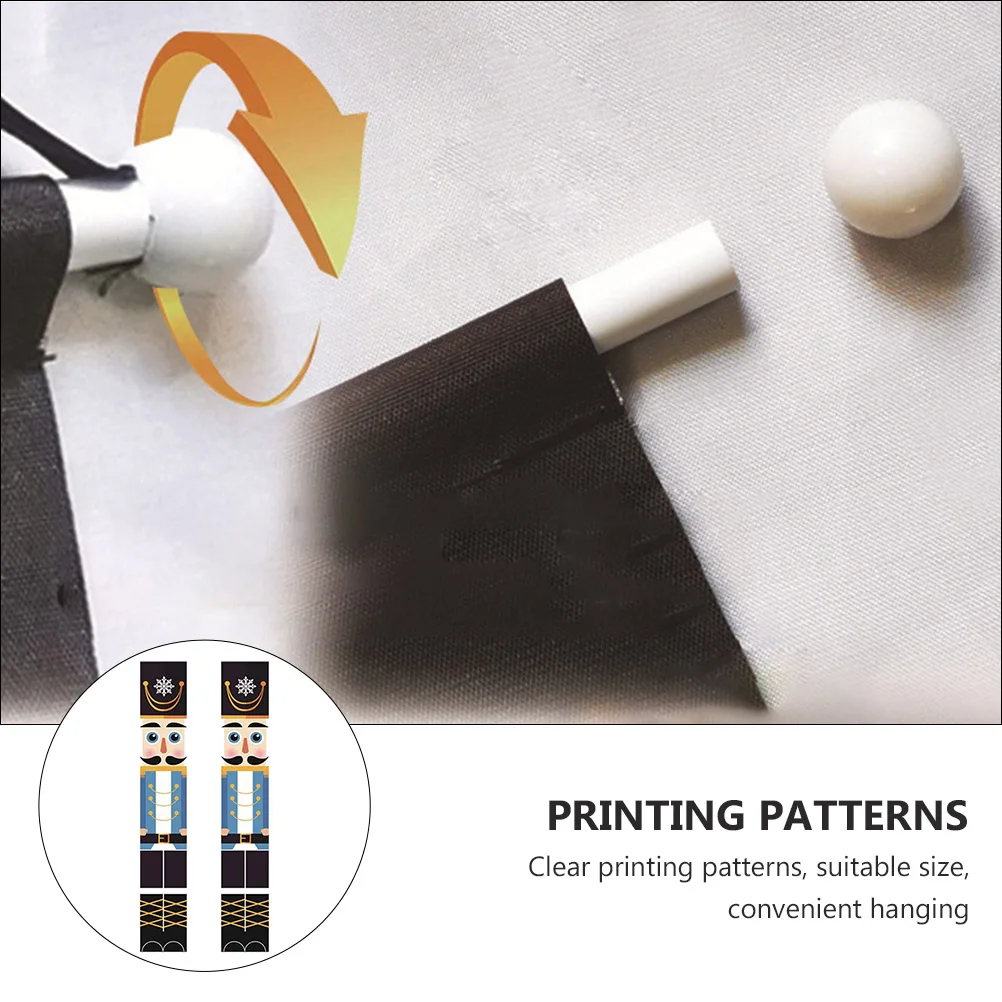 

1 Pair Christmas Couplets Decor For Front Door Wall Outdoor Banners Hanging Festival Decoration Porch Banner Party Home Decor