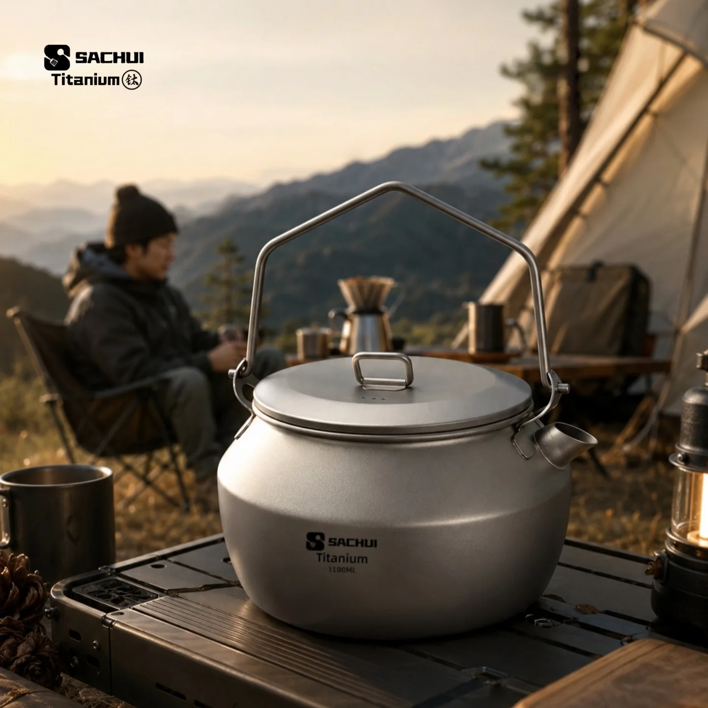 1100ml-pure-titanium-kettle-outdoor-ultralight-tea-coffee-pot-camping-cookware-hiking-travelling-portable-tableware-kettle