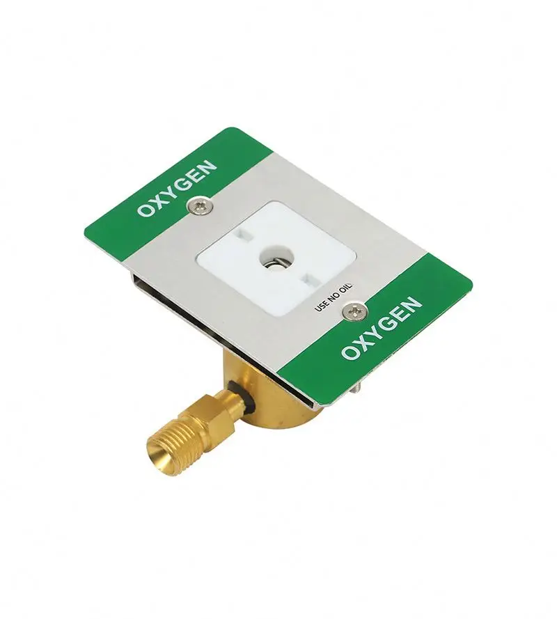 Standard Medical Gas Outlets Wall Mount oxy gen Outlet Terminal with Box