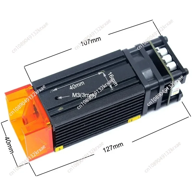 60W High Power Dual Laser Cutting Head Optical Power 10W Engraving Blue Light Marking Laser Module