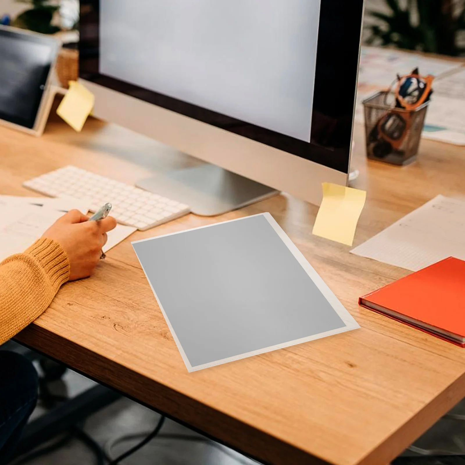 

24Pcs Transparent File Folders Multi-Function PP Storage Sleeves A4 Paper Holder Clear File Folder Clear Plastic Folders