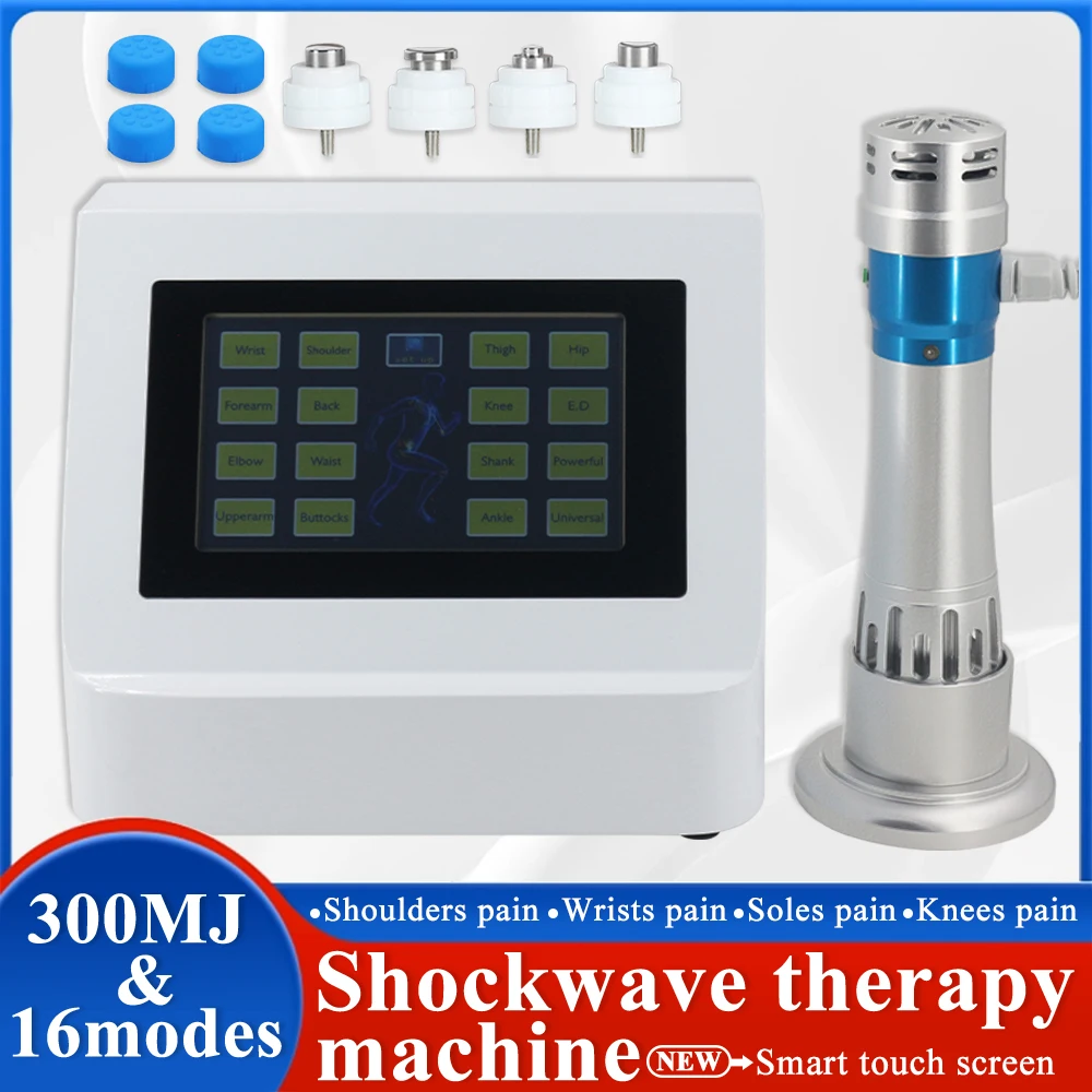 

Physiotherapy Shockwave Therapy Machine For ED Treatment 300MJ Shock Wave Massager Massage Relaxation Body Pain Relief Newest