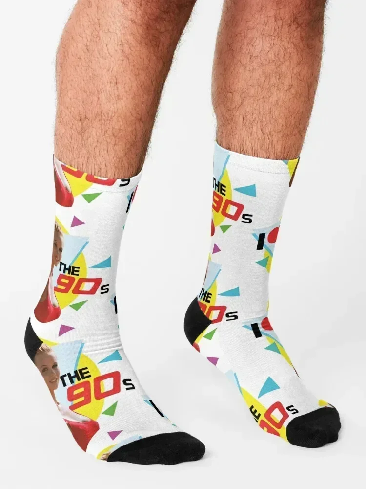 I love the 90's Socks cotton snow Rugby winter Socks Men's Women's