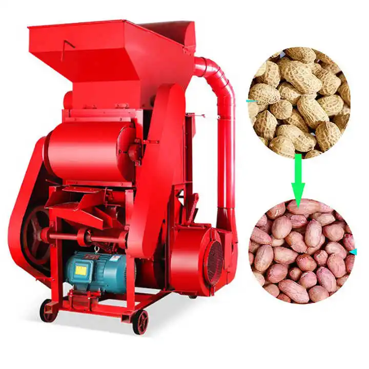 Peanut Multi-function Peanut Shelling Machine Commercial Electric Peanuts Hulling Groundnut Peeling Machine Peeling Peanuts