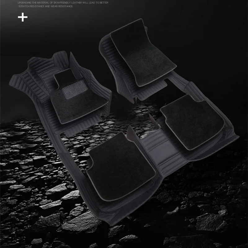 

Double Iayer Car Floor Mats for BYD F0 F3 F6 G3 G6 F3R Yuan S6 Customized Full Coverage