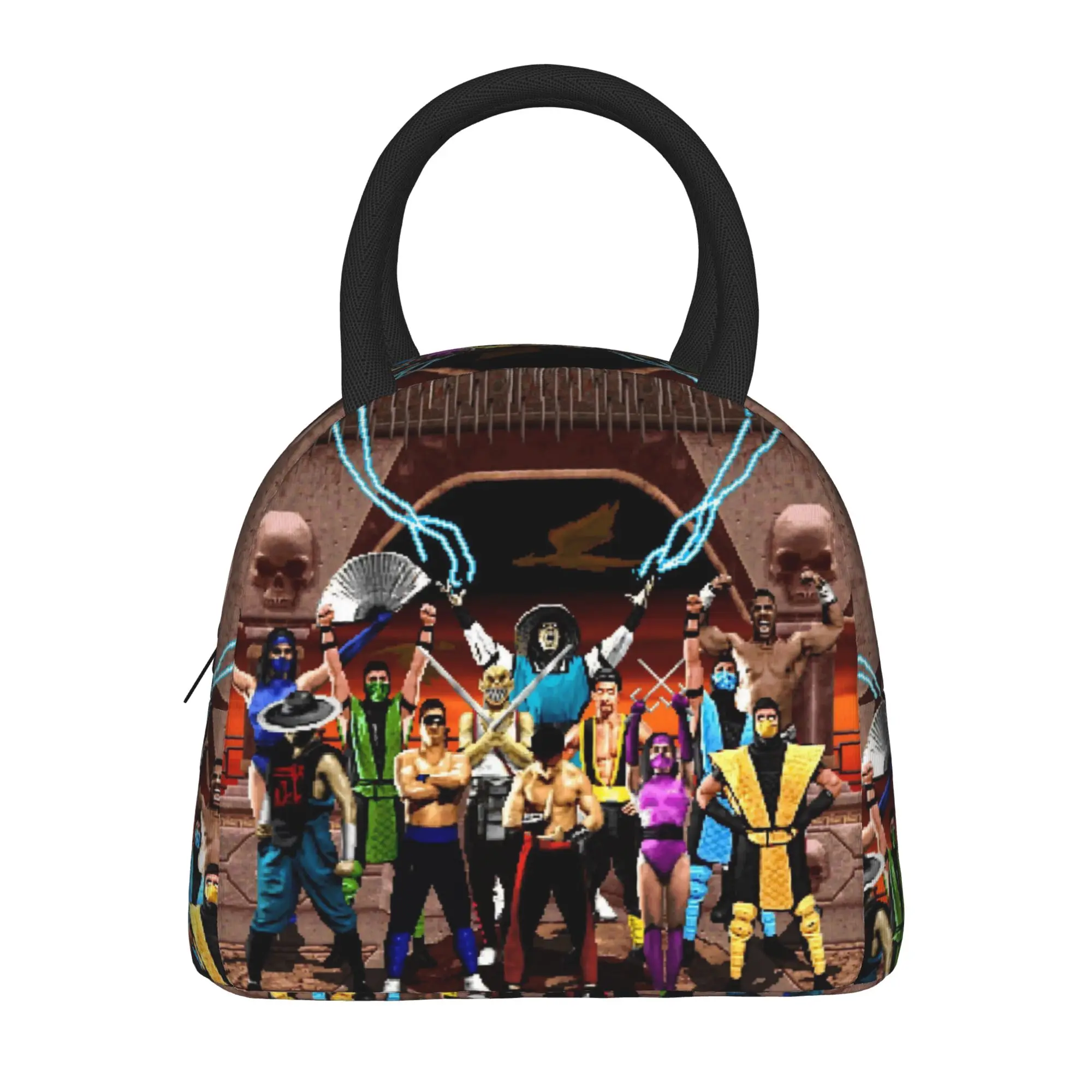 Caixas de almoço isoladas Mortal Kombat II Moive 2026 Acessórios Lunch Food Box INS Trendy Cooler Thermal Bento Box para escola