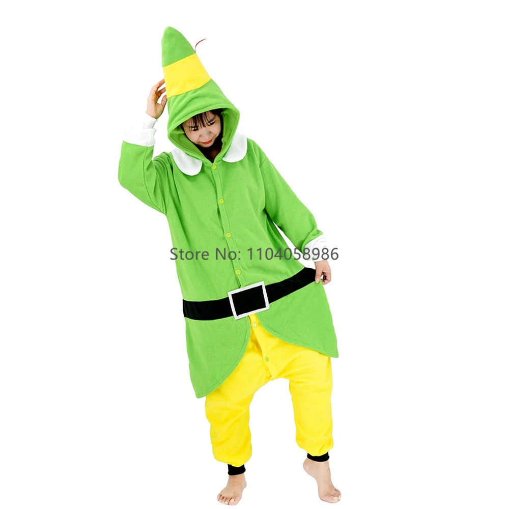 Animal Kigurumi Costume Halloween Onesie Christmas Elf For Women Men Adult Kids Pyjamas Cartoon Pajama Cosplay Party Homewear