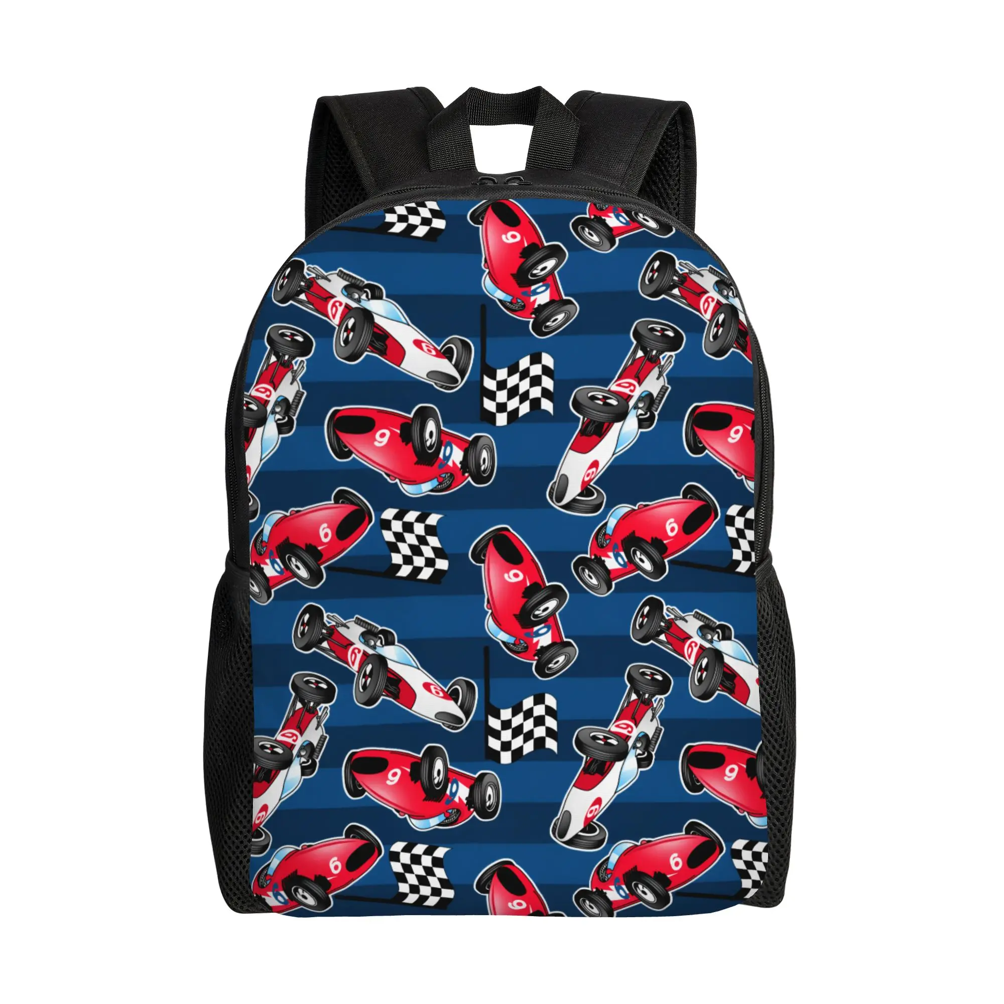 Custom Racing Speed Rally Race Motors Game Laptop Backpack Men Women Casual Bookbag for College School Students  Bag