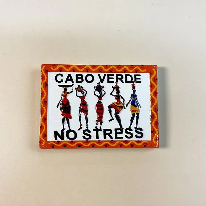 

Cabo Verde Sal Island 3D Resin Fridge Magnet - Traditional Life Aimants Frigo Décoration Refrigerator Magnets Strong Magnet