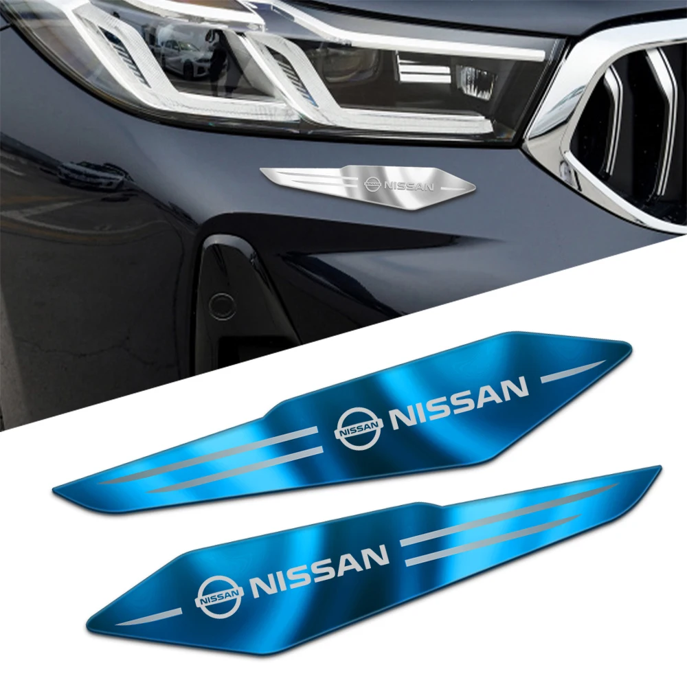 Car Blade stickers on both sides of car door Decals Badge Emblems Stickers For Nissan Nismo Micra Qashqai Altima Maxima Sentra