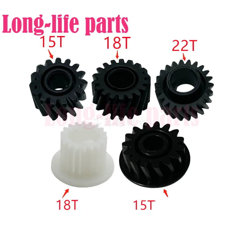 

5PCS 15T/18T/22T Gear Fuser Drive Gear 1SET High Quality For Xerox DC V80 V180 V2100 V3100 Copier Spare Printer Parts