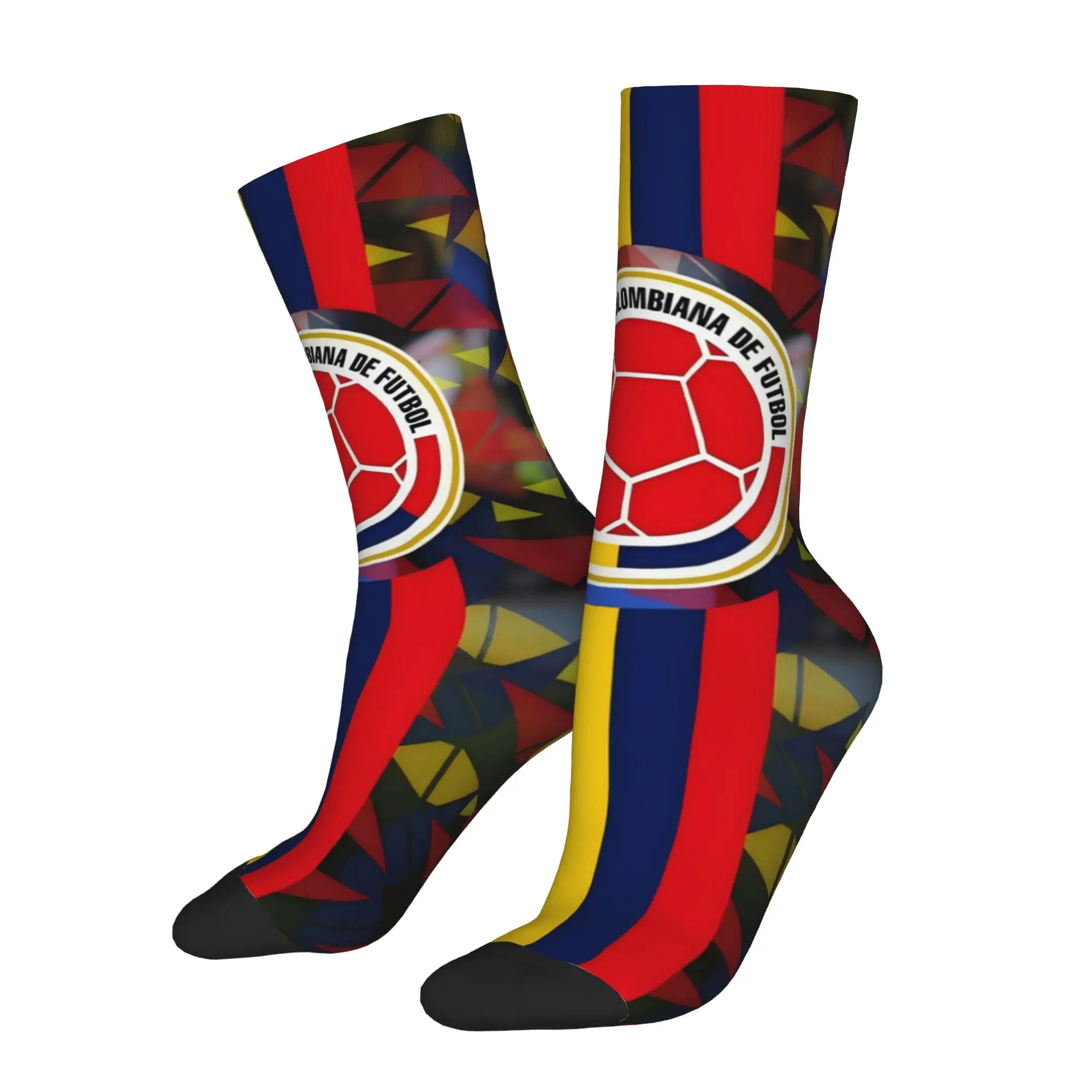 Hip Hop Retro Colombia Crazy Men's compression Socks Unisex  Harajuku Pattern Printed Funny Sock Match Day Essentials