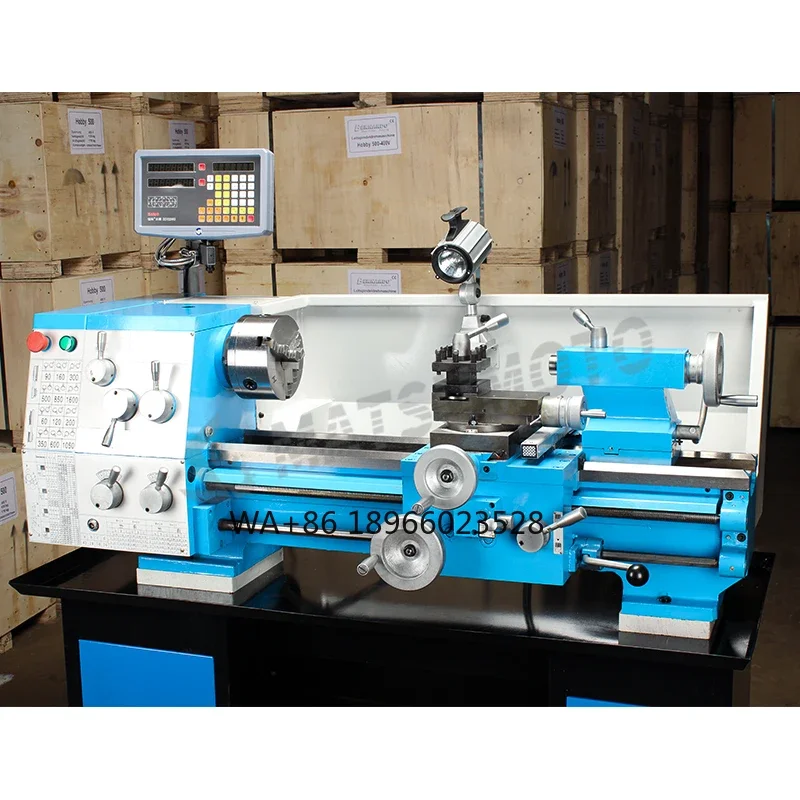 

Cheap small table lathe CJM320A high quality 38mm spindle hole automatic feed CJM320 metal table lathe