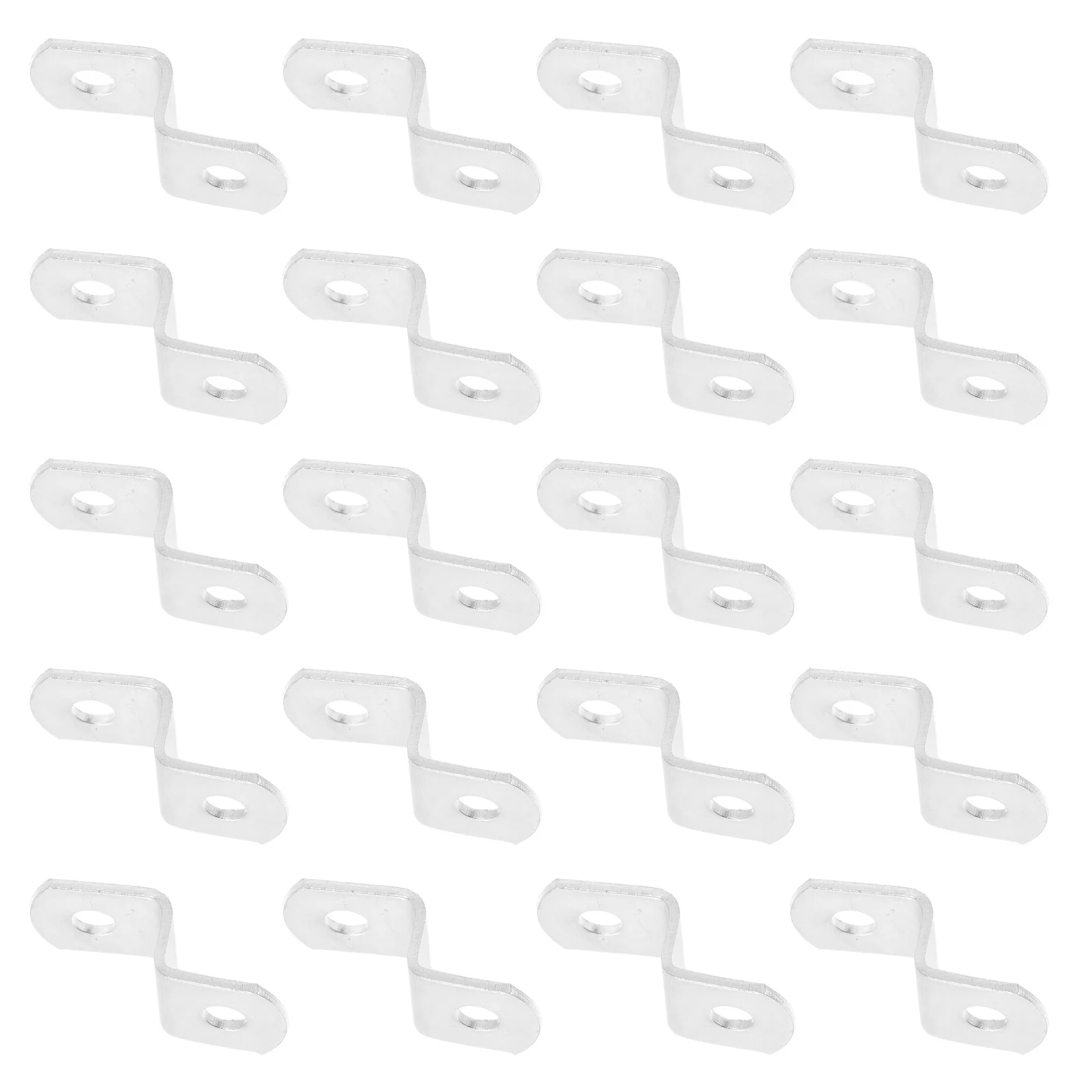 

50pcs Corner Code: Z-Shaped Metal Frame Clips For Photo Picture Mirror Artwork Mounting Hardware Backing Fasteners
