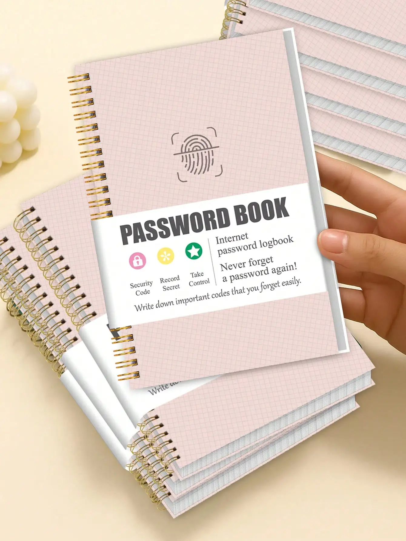 

1pc Mini Password Notebook A6, Quick Internet Login Record Book with Address & Notes for Home