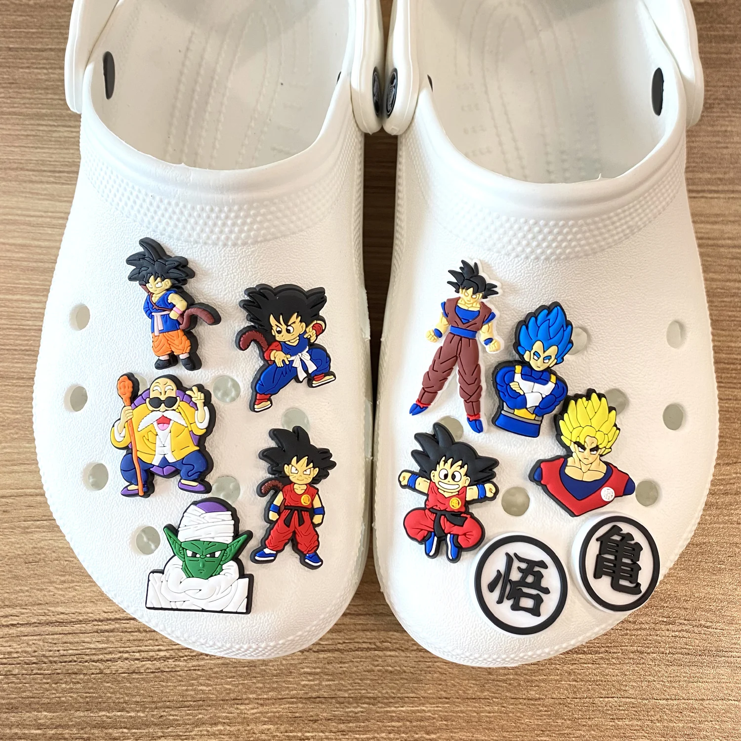 22Pcs/Set Dragon Ball Series DIY Shoe Charms Sandal Decorative Accessories for Creative Footwear Decoration view 4