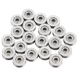 V623ZZ V Ball Bearing Pulley For Rail Track Linear Motion System 3x12x4mm V Bearing V Bearing V623ZZ Bearing