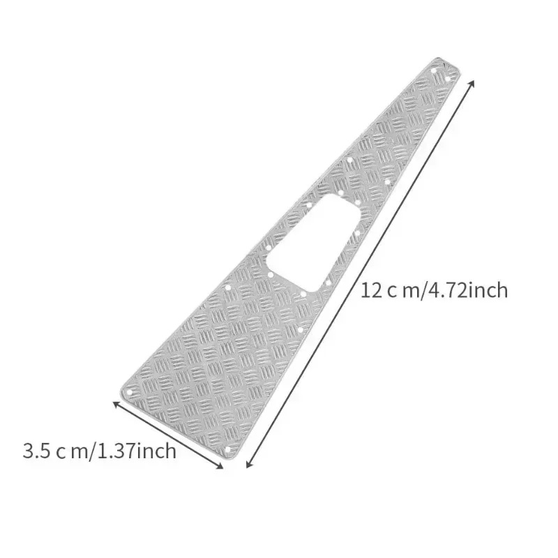 Metallo TRX4 Piastra Anti-skid Griglia di Aspirazione per Trxs TRX-4 TRX4 Defender 1/10 RC Crawler parti di aggiornamento accessori