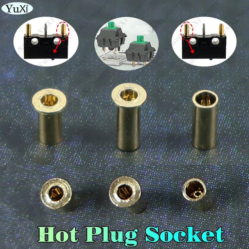 6-100PCS Mechanical Keyboard Mouse Hot Plug Socket For CORSAIR GATERON GTMX GATERON PCB Solder Microswitch Swap Receptacle DIY