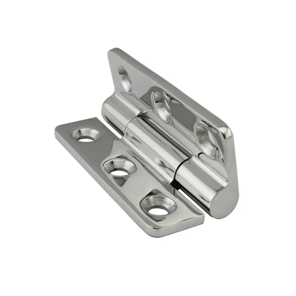 Bisagras de acero inoxidable 304 de 120mm, herrajes para barcos marinos, bisagra de puerta pulida con espejo, 1 unidad