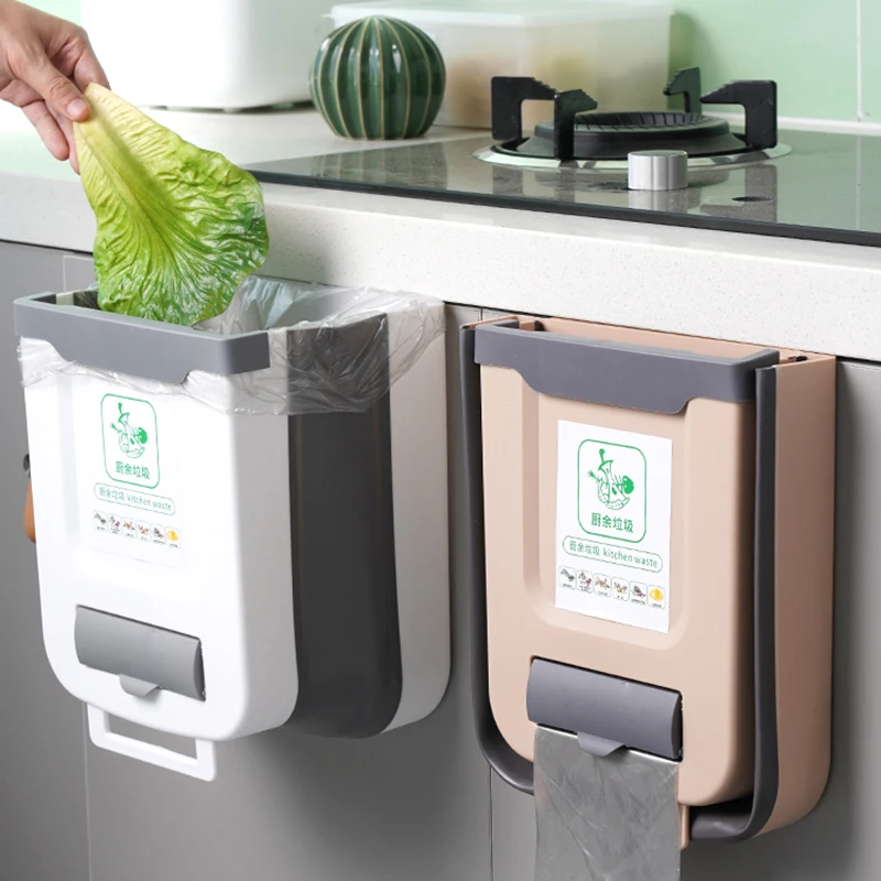 

2025 New Camping Car Accessory Foldable Trash Can Large-Capacity Material Easy-to-clean For Motorhome Home Car Kitchen