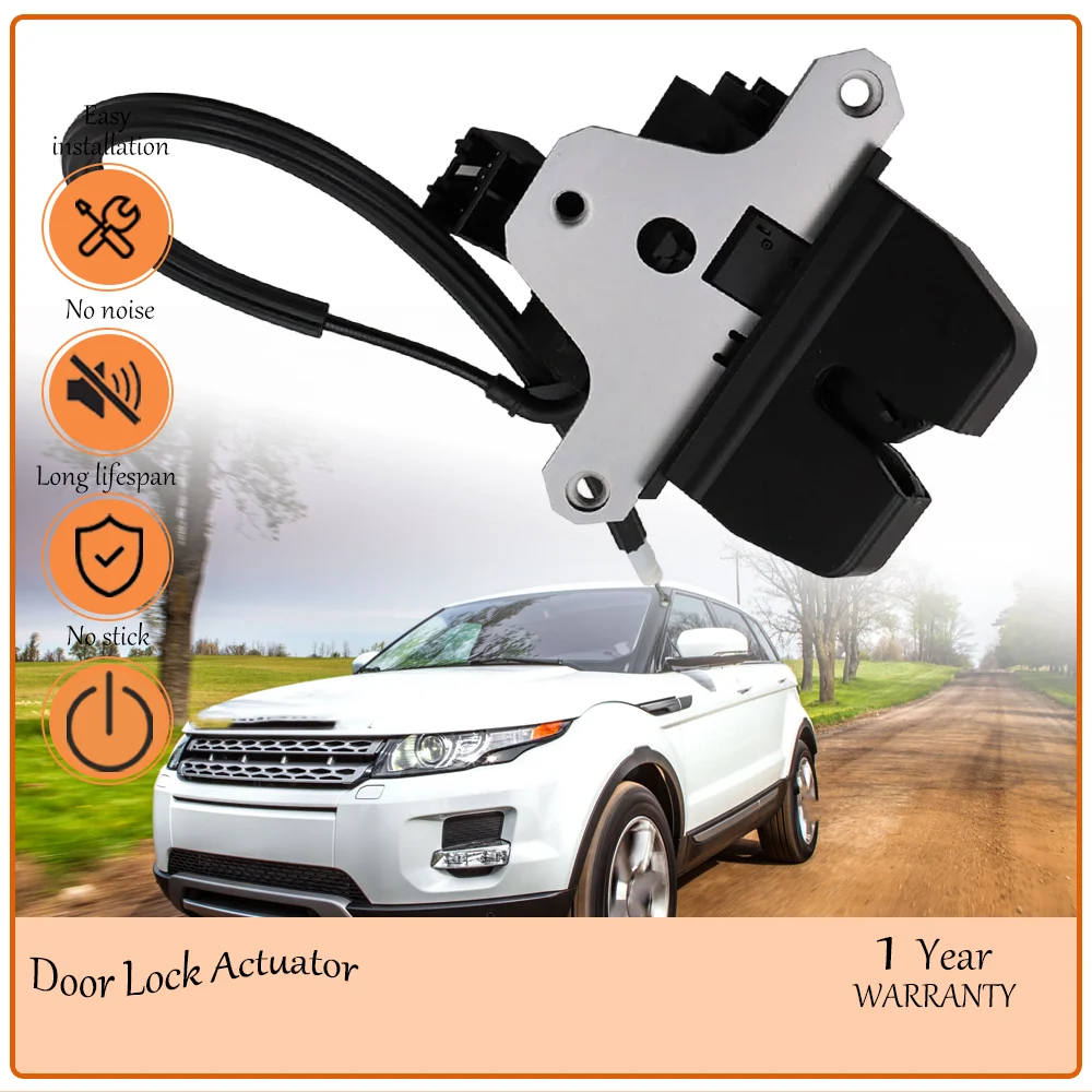

Rear Tailgate Latch Lock with Cable,Matched with Range Rover Evoque 2012 to 2018,oe LR071193,LR025420,LR051454,LR068100,31440492
