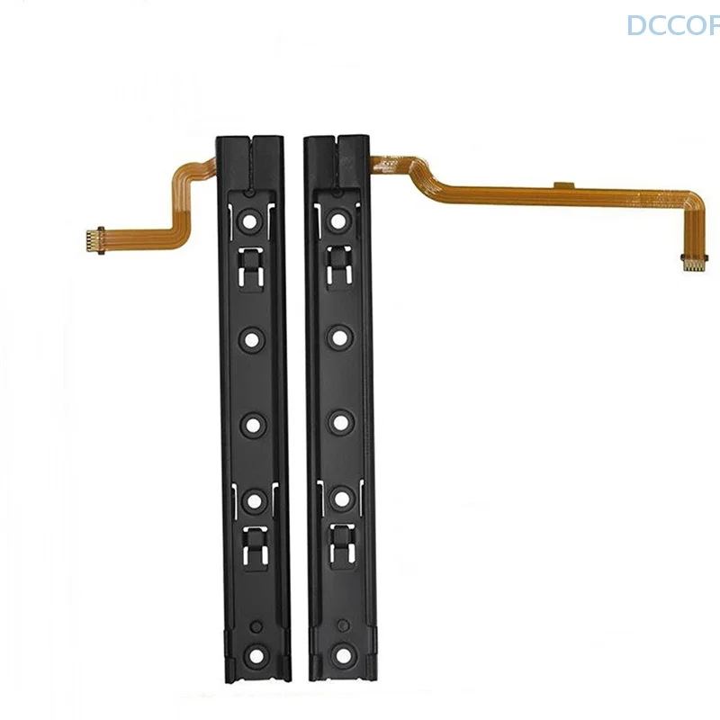 Replacement Part Right And Left Slide Rail With Flex Cable For Switch Metal Guide Rail Console JoyCon NS Accessories Repair Part