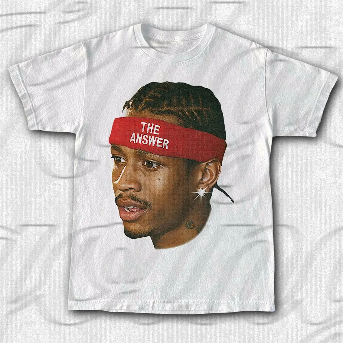 Camiseta Retro de Allen Iverson: Camiseta con Estampado de la Leyenda del Baloncesto FD, Camiseta Holgada con Estampado