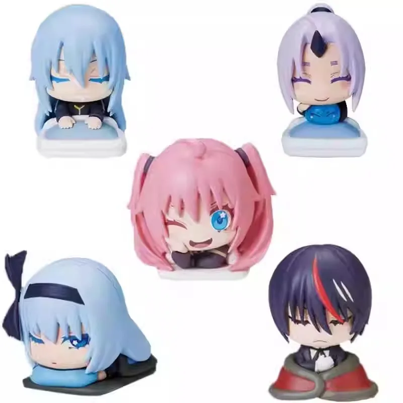 That Time I Got Reincarnated As A Slime Action Figures Model Shion Rimuru Milim Nava Sleep Gashapon Ornament Original Toy