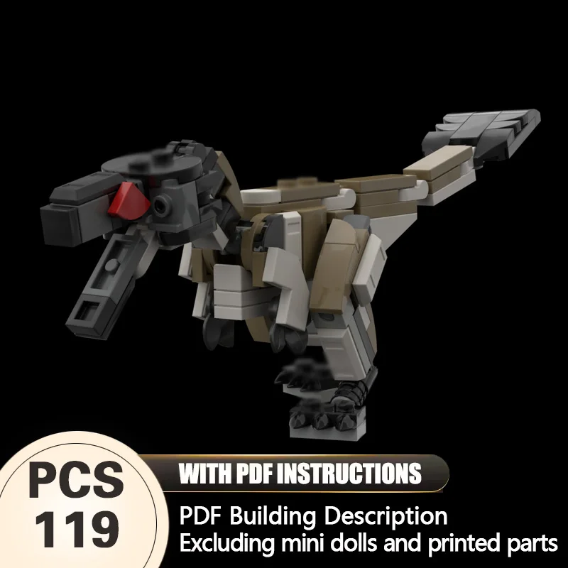 

Creators Animal Series Model MOC Building Bricks Yutyrannus Modular Technology Gifts Holiday Assemble Children Toys Suit