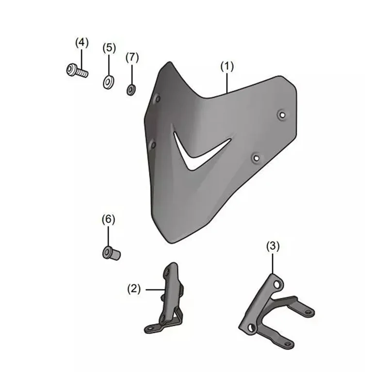 

For Honda CB1000 Hornet Spoiler Cover For Honda CB1000 Deflector Fairing Motorcycle Accessories