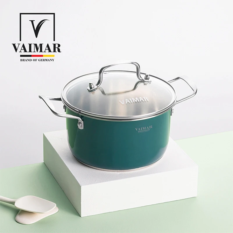 [VAIMAR] Bimar Green Empty Stainless 20 Mentum Pot