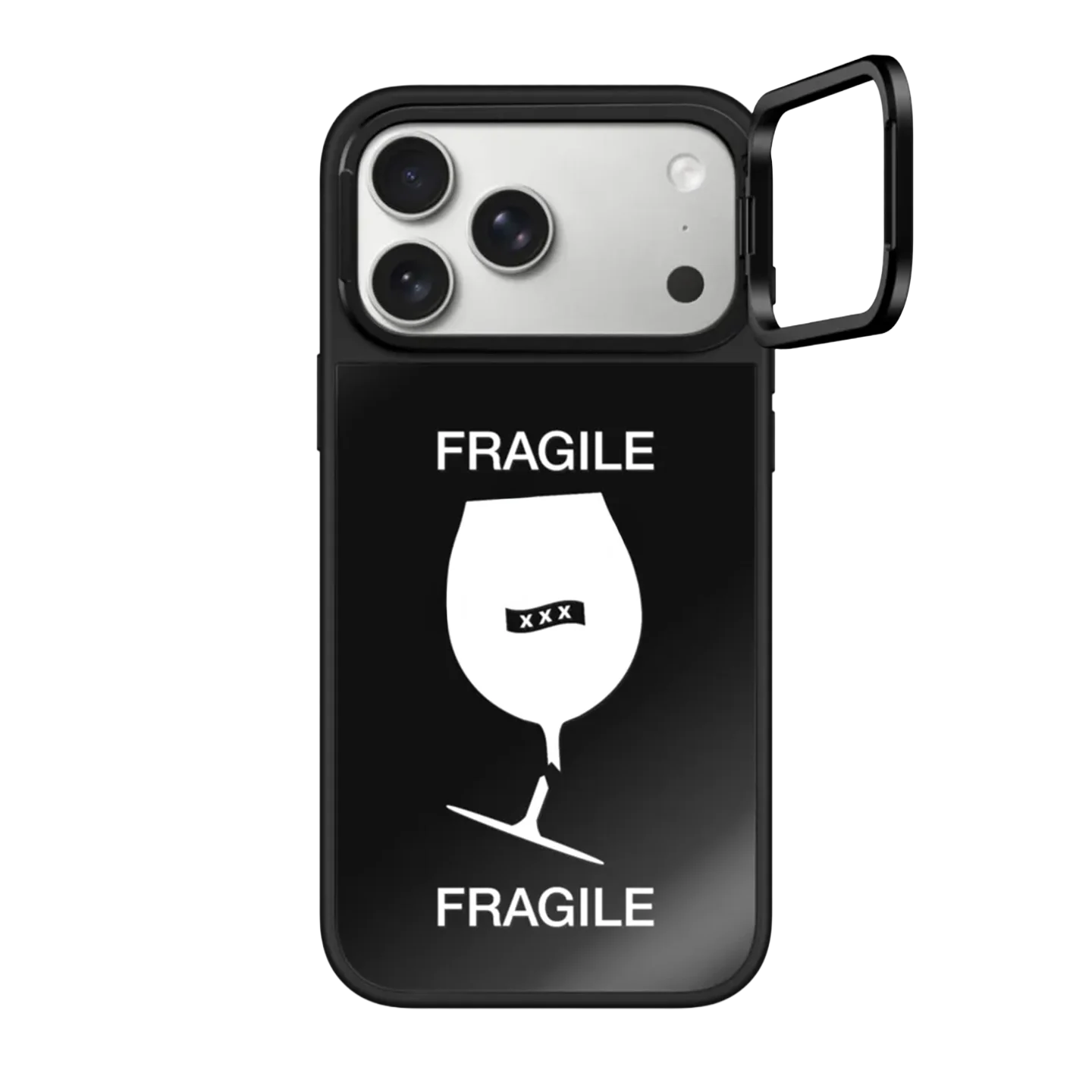 

6010470 Lens Ring Stand Mirror Surface Magnetic Case: Compatible with IPhone 17 16 15 14 Pro Max 17Pro