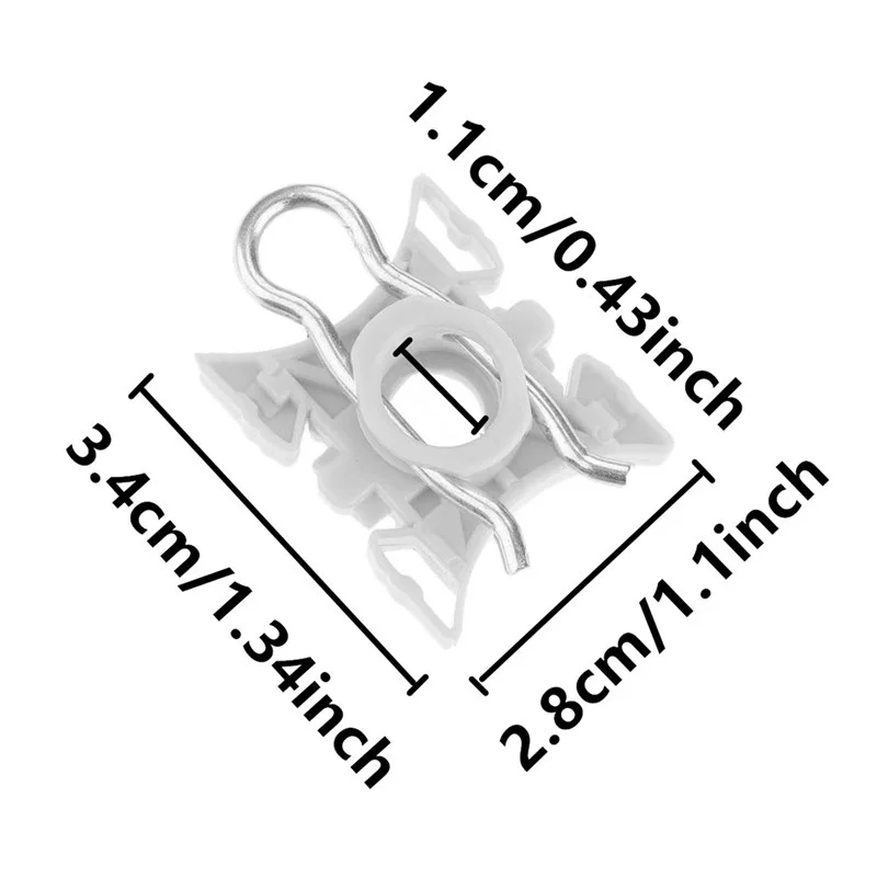 4 Pcs Car Door Window Lifter Clips Rail Slid Replacements Car Regulator Sliding Guide Clips For BMW E32 E34 E36 E85 E92 Z3 Z4