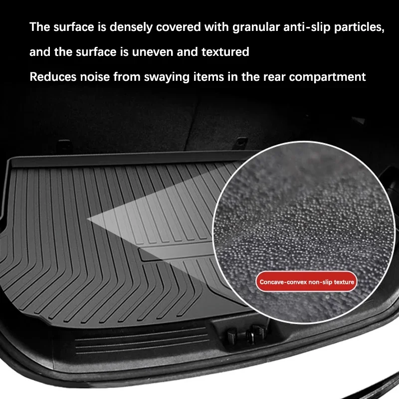 For Kia Sportage 2023 Accessories 2022 2024 NQ5 Car Trunk Mat Easy Clean Waterproof Liner Tray TPE Material Protect Storage Pad