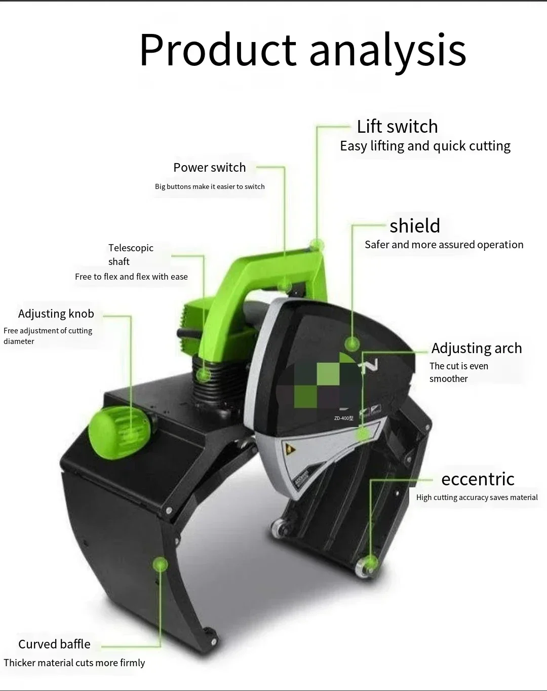 Máquina de Corte de Tubos de Cobre/Acero ZD220, Máquina de Corte Eléctrica, Máquina de Corte Circular Manual