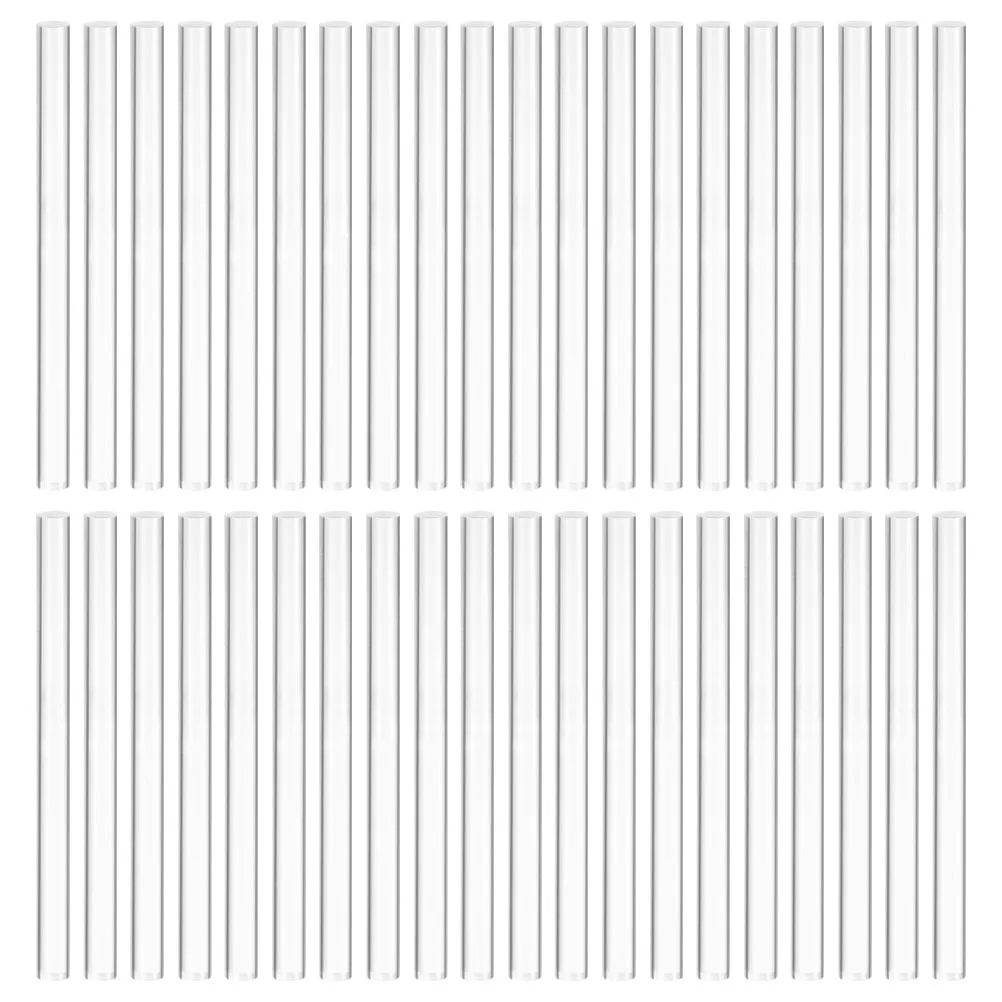 

100pcs Melt 11Mm X 70Mm Clear Strong Adhesive Fast Melting For Diy Crafts Repair Home Decor Projects Diy Sticks Craft Stick Hot