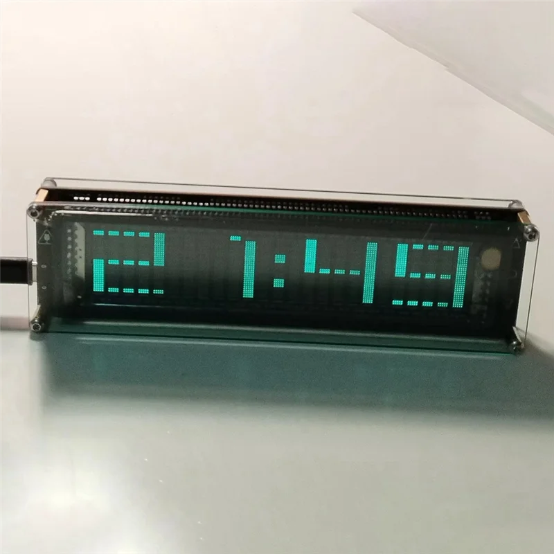 A26F-AK2515VFD Voice Controlled Music Spectrum Indicator Light, Electronic Digital Clock, Voice Controlled By Wire