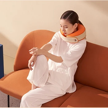 Dropshipping Massage Instrument With Moxibustion Function Deep Relaxation Massager Kneading Pillow