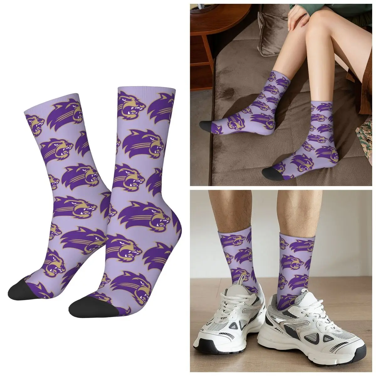 

Всесезонные носки в стиле Вестерн Каролина Канемоunts, носки в стиле Харадзюку, забавные чулки для мужчин и женщин, рождественские подарки