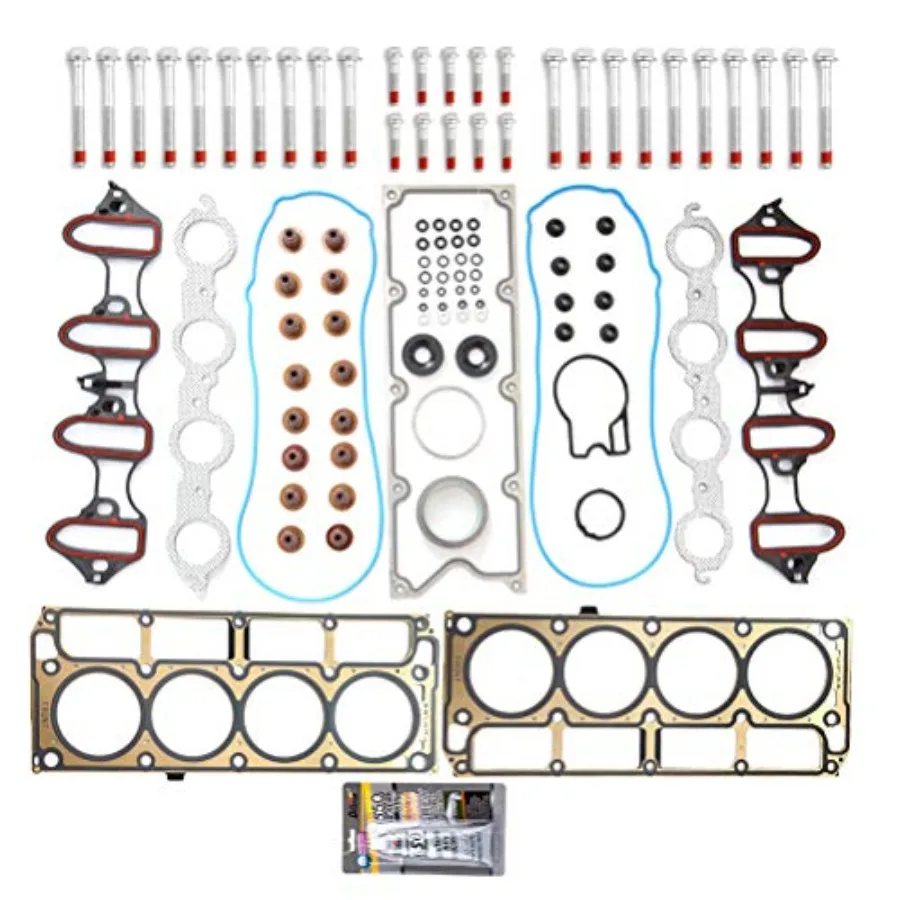 

HS26191PT ES72220 Head Gasket Set with Bolts for Avalanche 1500 2006 and Colorado 2009 Steel Silver High-Performance Sealing