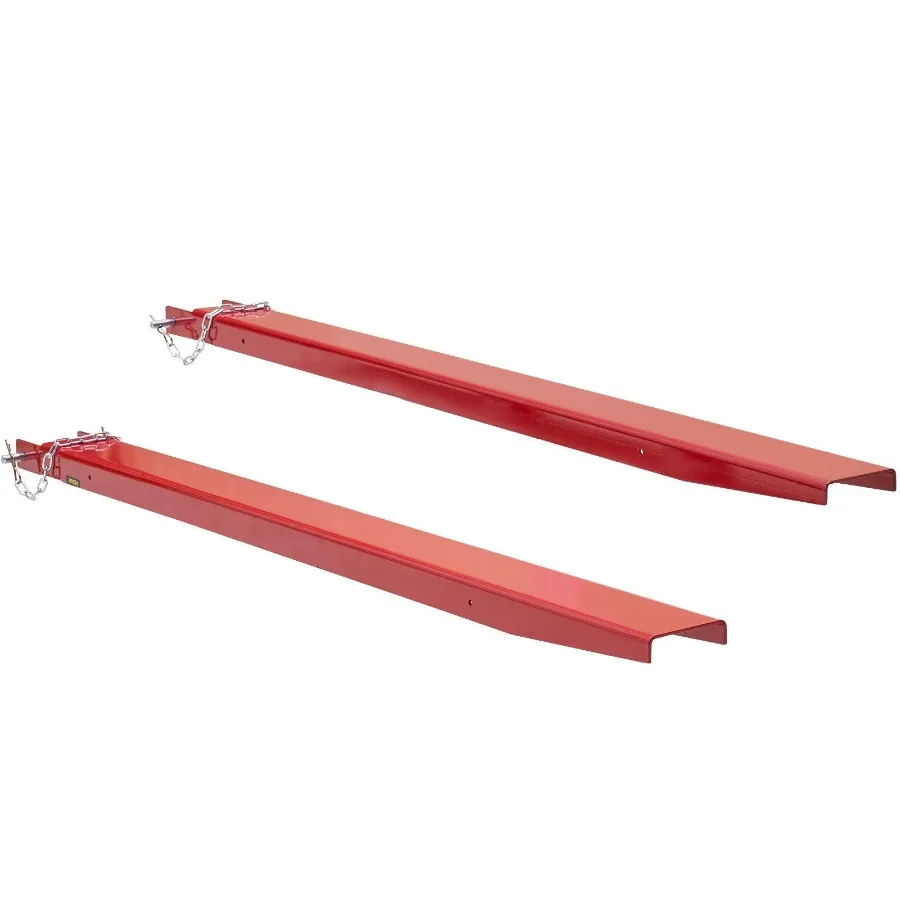 

Удлинители вил для паллетных погрузчиков, 82 дюйма длиной, 4,5 дюйма шириной, сверхпрочные, из углеродистой стали, 1 пара