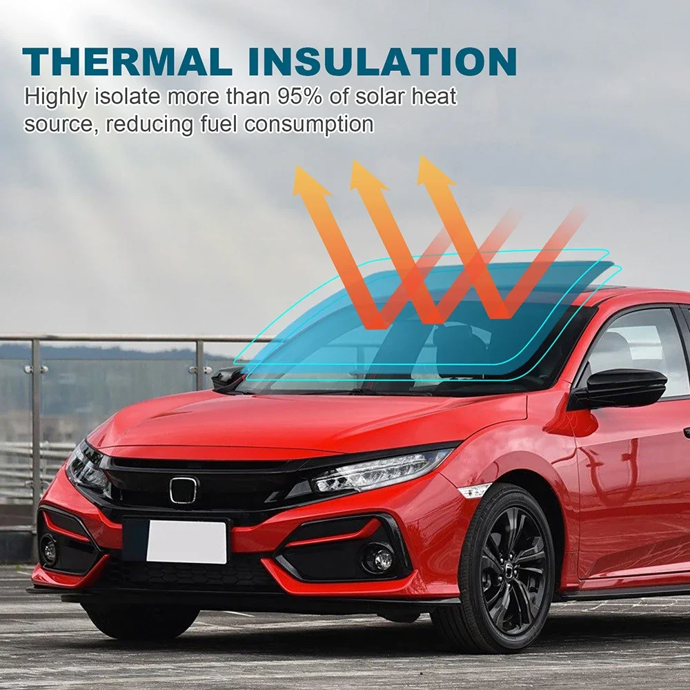 

Pre Cut All Sides Window Film Tint Shade % for Honda Civic Sedan 2016-2021 Car Window Foils Solar Privacy UV Protection Sticker