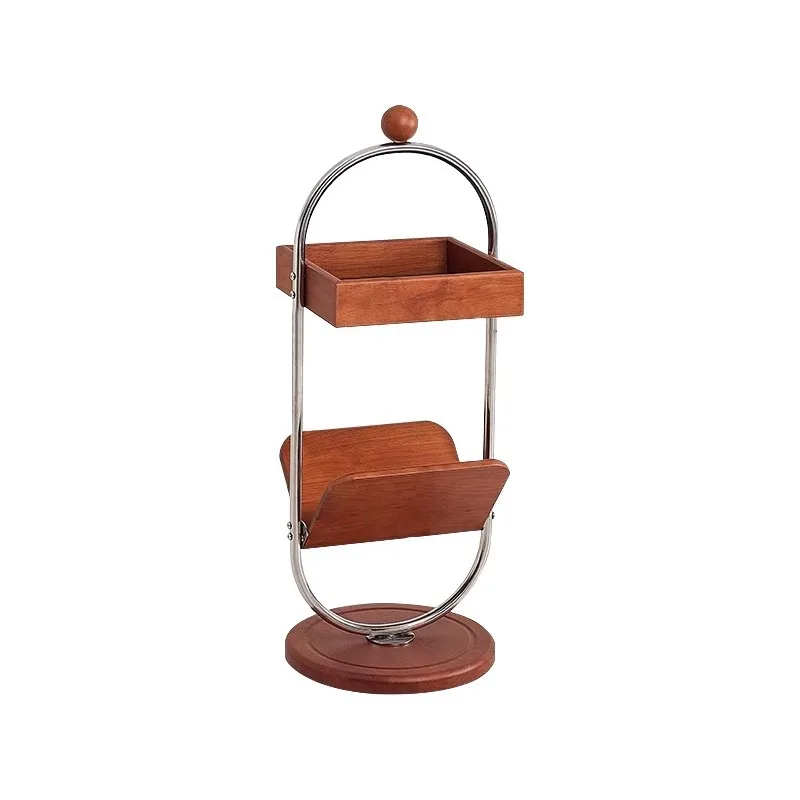 

Side few solid wood storage rack small apartment sofa mini coffee table